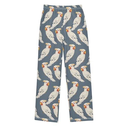 Pajama Pants Birds Parrots PJ Bottoms Sleepwear Lounge Sleep Pant with Pockets