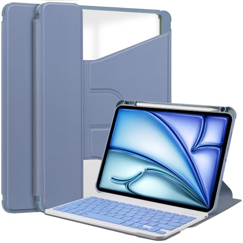 Clavier amovible iPad Pro 12.9 support pivotant 360 et porte-stylo