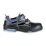 COFRA 20580-001.W47 JUNGLE - Sandalias de seguridad, BIS ESD S1 P SRC, negro/gris, talla 47