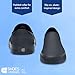 Shoes for Crews Unisex Slip-On Work Shoe - Non-Slip, Comfortable & Water-Resistant Slip-On Work Sneaker for Men & Women - Ideal for Restaurant, Hospitality, Retail Workers & More - Ollie II Black