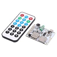 【Multiple modes】:Supports 4 audio input modes: Bluetooth receiver, USB decoding playback, TF card decoding playback, and FM radio 【Supporting playback formats】:MP3、WMA、WAV、FLAC, Purchase with peace of mind, use with peace of mind, convenient and 【Ext...