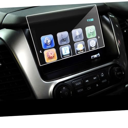 Film verre trempé ultra résistant 8 pouces compatible Chevrolet Tahoe écran de navigation