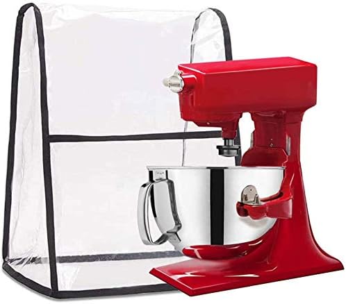 Clear Kitchen Mixer Cover, Stand Mixer with Front Pocket for Accessories, Kitchen & Dining Small Appliance Parts Cover VJBJZ02