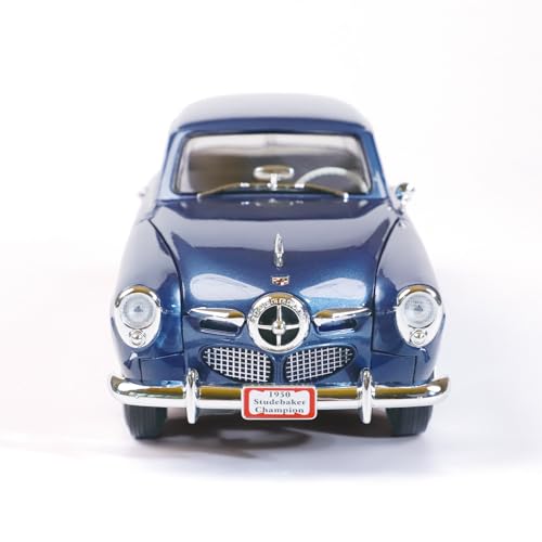 Modelo Diecast Carro Retro Studebaker 1:18 Azul miniatura 4