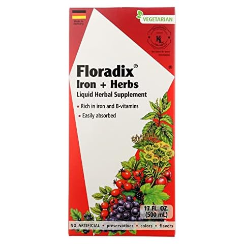 FLORADIX Iron & Herbs, 17 FZ Cover
