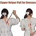 2Pcs Zipper Helper Pull for Dresses with 4 Detachable Hooks,Zipper Assistant for Dresses,Zipper Puller Helper for Elderly and Pregnant Women