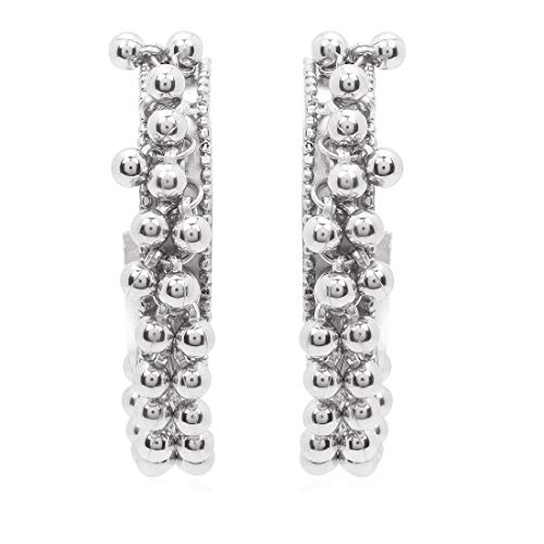 German Silver Oxidised Ghoongroo Necklace Set with Earrings
