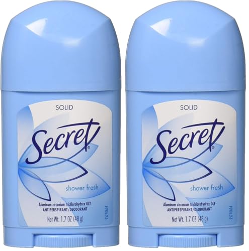 Desodorante antitranspirante sólido Secret 1.7 oz pack 2 miniatura 1