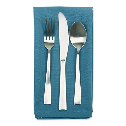 DII Solid Napkin Set Collection, 20x20, Teal, 6 Piece by DII - Used condition - Image 2