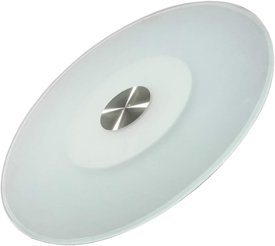 Household Dining Table Frosted Glass Turntable Lazy Susan, Dining Table Turntable Household Lazy Round Tray, Easy to Use, No Assembly Required