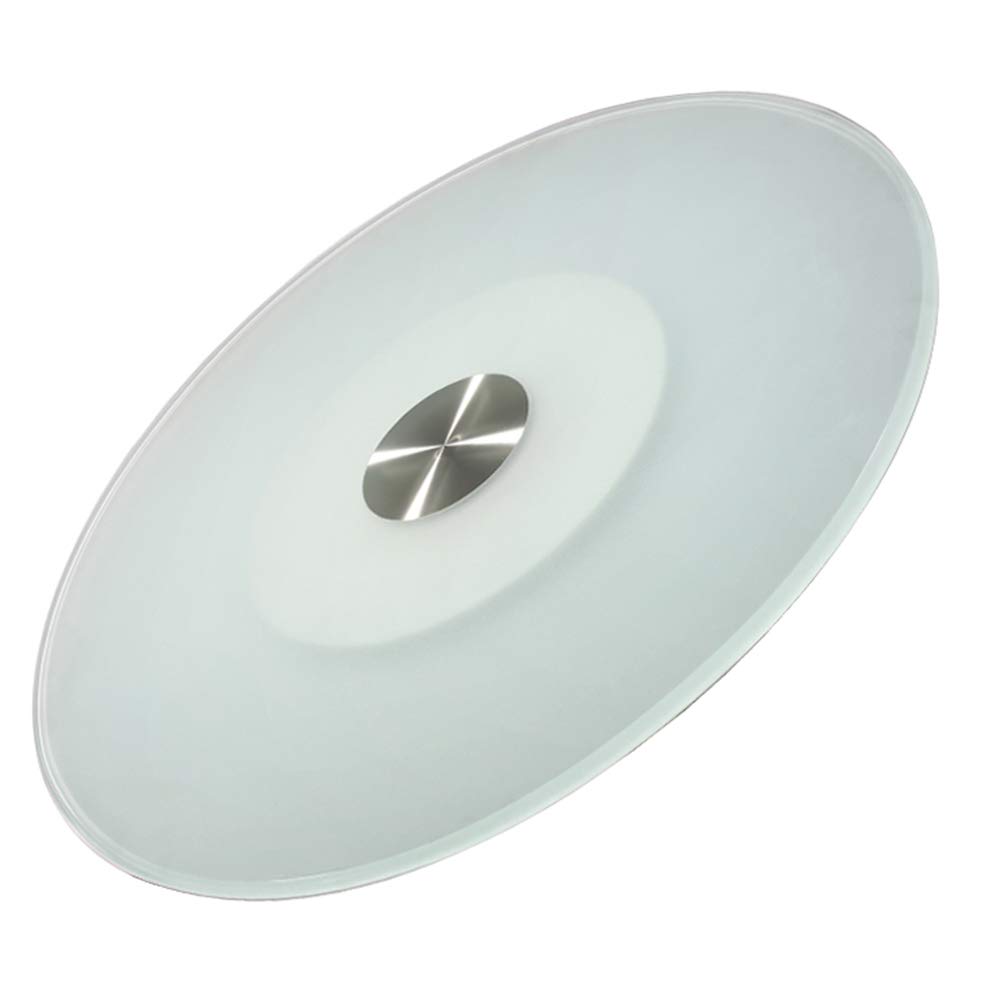 Gramofon z matowego szkła Lazy Susan, okrągła taca na stół jadalny, łatwa w użyciu nie wymaga montażu, akcesoria kuchenne do gospodarstwa domowego