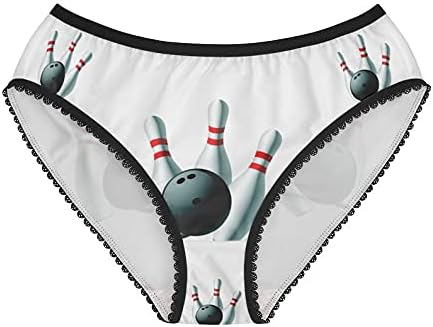 SpreadPassion Bowling Panties, Bowling Underwear, Briefs, Cotton Briefs, Funny Underwear, Panties For Women