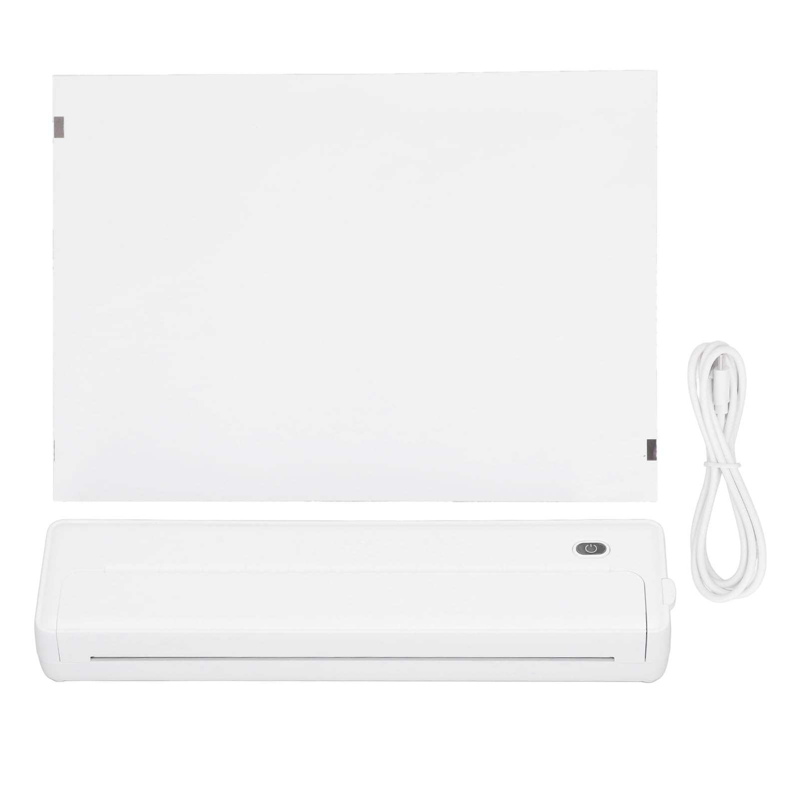 ciciglow Impresora Portátil Inalámbrica, Impresora Térmica Bluetooth de 210 Mm/218 Mm con Aplicación para iOS para Android, Impresora Móvil sin Tinta para Oficina, Hogar, Escuela