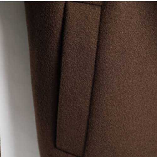 Double-sided Coat Men's Suit Collar Double-sided Tweed Coat Double-breasted Jacket In The Long Section2