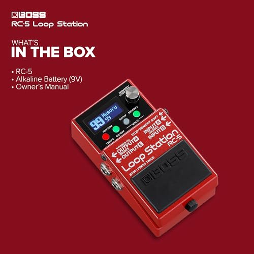 image for BOSS RC-5 Loop Station | Advanced Looping Features in a Compact Pedal 