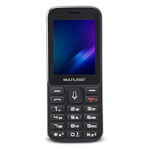 Celular Multilaser ZAPP Tela 2.4 Conexão 3G Preto - P9098