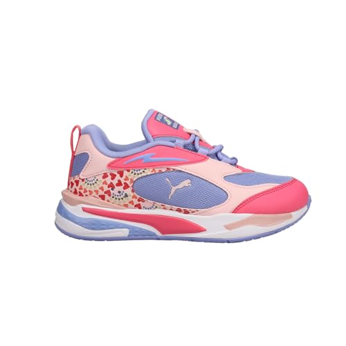 PUMA Toddler Girls Rs-Fast Rainbow Sunset Graphic Lace Up Sneakers Shoes Casual - Pink, Purple