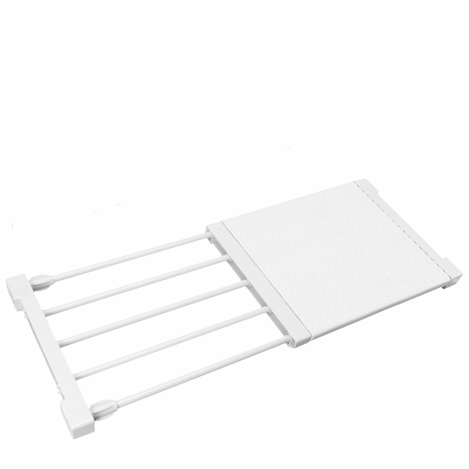 Estante Organizador de Armario de Ropa Extensible, Separadores de Armario de Bricolaje Ajustables, Estante de Tensión Separador para Armario, Armario, Baño, Cocina, Estantería (38‑55 cm)