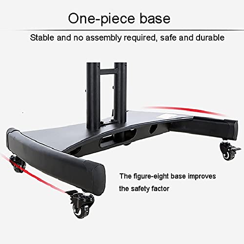 Soporte móvil para TV hasta 75 pulg, ajuste 0-90° miniatura 6