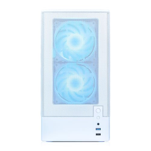 ADMI Gaming PC, AMD Ryzen 5 5500, NVIDIA RTX 5060 8GB, 16GB DDR4, 1TB NVMe, WiFi, F3 RGB Case (White), Windows 11 - Image 3