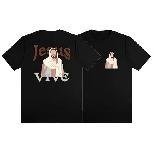Camiseta 100% Algodão Personalizada Infantil/Juvenil JESUS VIVE Gospel do 4 ao 16