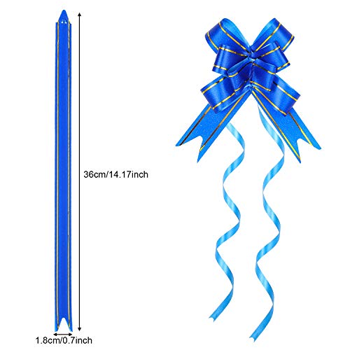 Willbond 240 Pieces Pull Bows Decorative Assorted Colors Gift Wrap Ribbon Pull Bows For Christmas Wedding Party Birthday Car Holiday Presents Bags Baskets Bottles Decorations, Random Color #TOP1