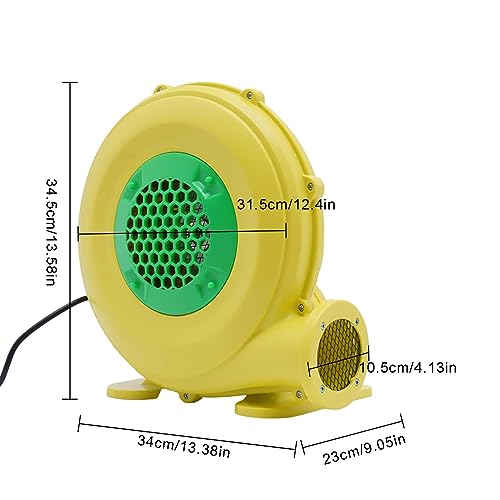 image for Josbuynls Air Blower, 450W 0.6HP Blower for Bounce House Commercial In