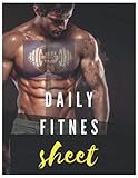 Daily fitnes sheet notebook