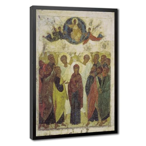 Ascension de Jésus Andrei Rublev impression sur toile murale 20x30
