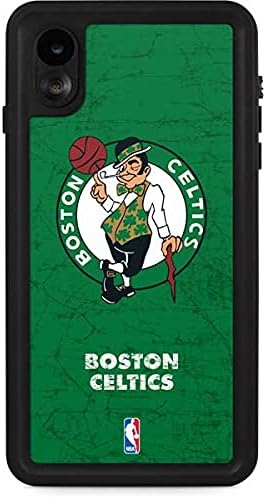 Skinit Waterproof Phone Case Compatible with iPhone XR - Officially Licensed NBA Boston Celtics Green Primary Logo Design