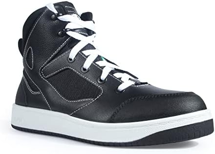 KPR Men’s Women’s I-985 CSA Grade 1 Approved 6″ Hi-cut High cut Athletic Composite Toe plate 100% non-metallic non steel Green Triangle Sports Safety City Hiker Sneaker Industrial & Indoor Safety shoes