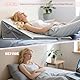 Hoyiyobi Keilkissen für Bett, Verstellbares Dreieckskissen Hochdichteschaum, Reflux Kissen für Schlafapnoe, Sodbrennen, Beinhochlagerung, Ergonomisches Wedge Pillow zur Lesen, Schlafen, Beinkissen