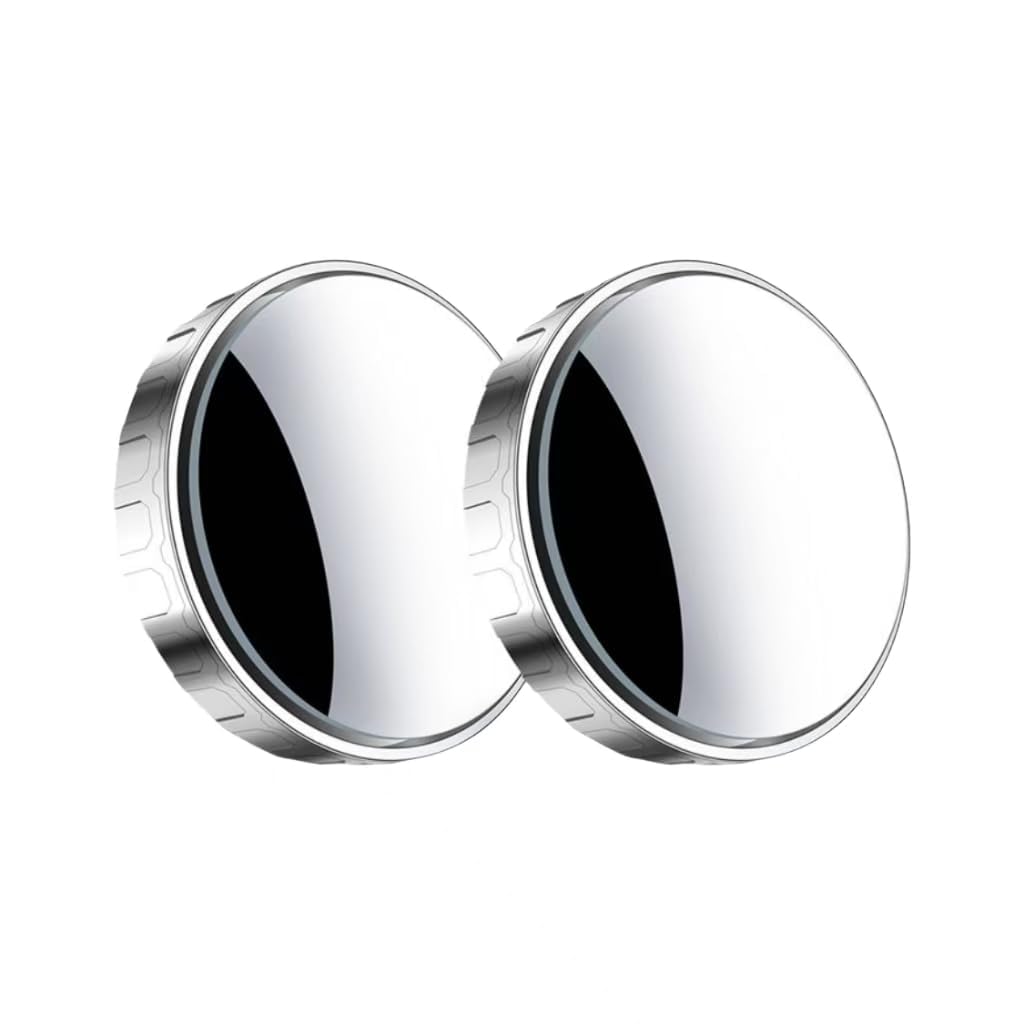 WZKSZMEFG 2Pcs Blind Spot Mirrors Cars,For Renault Kadjar Waterproof HD Reversing Auxiliary Blind Spot Mirror Convex Rear View Mirror Maximize RearView