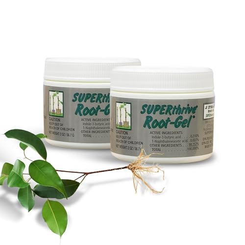 SUPERthrive Root-Gel, Plant Propagation Gel, 2 oz (2 Pack), Rooting Hormone for cuttings