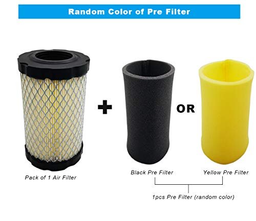 Zlksker 796031 Air Cleaner W/Fuel Filter, Replace For B&S 591334 594201 797704 31A507 31A607, Lawn Mower Air Filter #TOP3