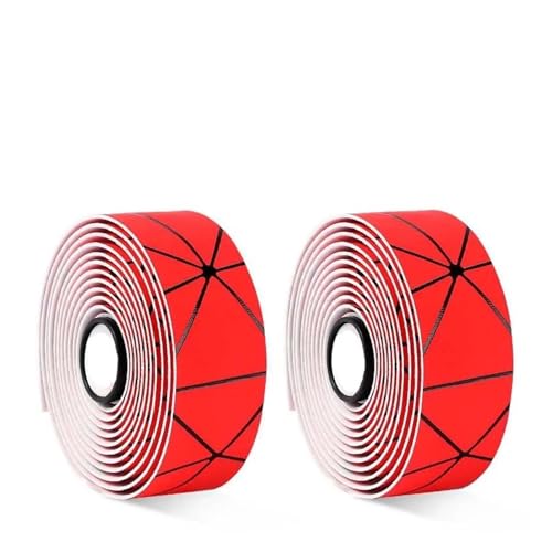 Accessoires vélo guidon rouge en EVA et PU haute densité protecteur