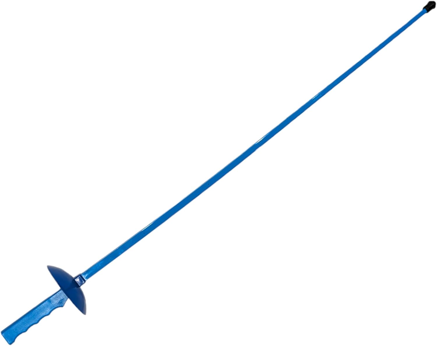 38" Toy Sword for Fencing Practice, Foil Epee or Saber, Bendable Plastic, Rubber Point, Training for Kids