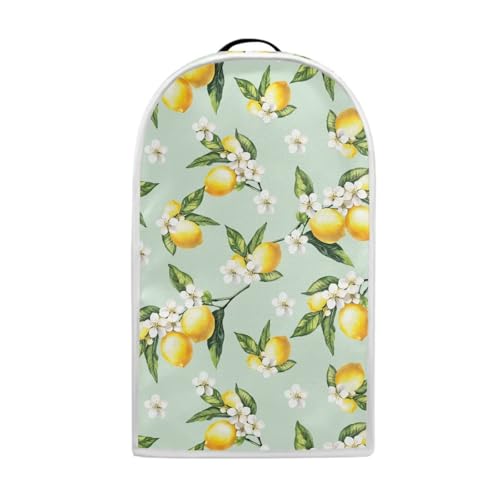 Image of Summer Lemon Blender Dust Cover with Handle Universal Fit Coffee Maker and Food Processor Machine Washable Small Kitchen Appliance Covers Protector for Refreshment Lovers