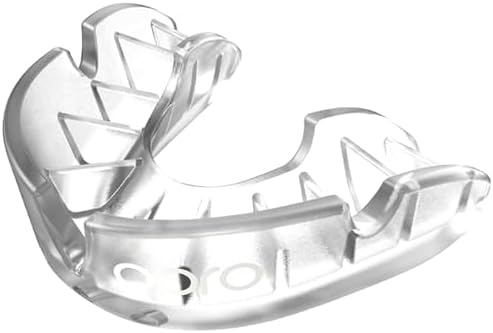 OPRO Silver Level Sports Mouthguard (Clear/Clear) Adult & Kids