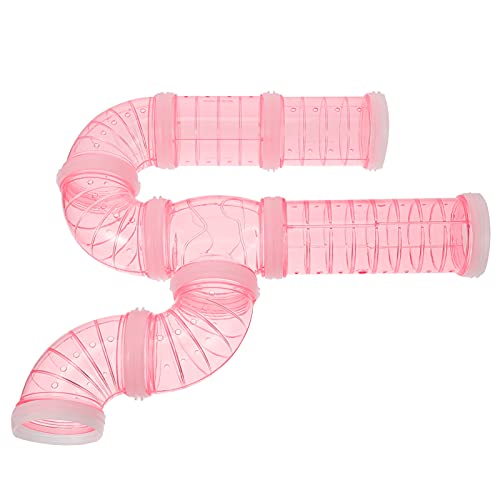 KESYOO 1 Set Hamster Tube Playground Tunnel Maze Connector for Hamster Cage Expandable Splicing Design Durable Pet Accessories for Animals
