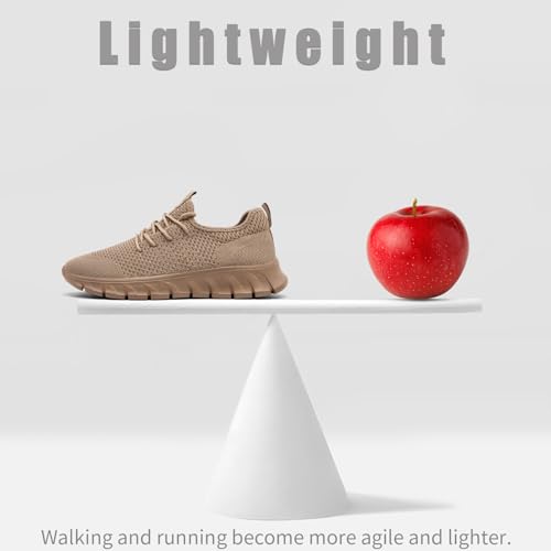 Image of Mens Running Shoes Slip On Tennis Walking Sneakers Workout Athletic Lightweight Casual Sport Shoes