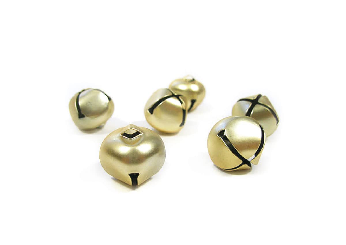 INNSPIRO Cascabeles kolor złoty 10mm 30 sztuk do rękodzieła