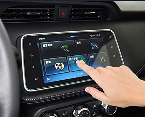 Verre trempé voiture navigation écran protecteur pour éliminer les rayures de console