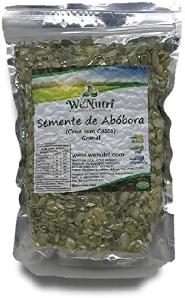Semente de Abóbora Crua sem Casca 1kg: Nutrientes Puros e Versáteis