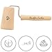 HOFMEISTER&reg; Teigroller Gravur personalisiert Holz - f&uuml;r Backblech-Ecken individuell mit Namen und Motiv - gleichm&auml;&szlig;iges Teigausrollen an der Kante, Teigroller Backzubeh&ouml;r, 17 cm
