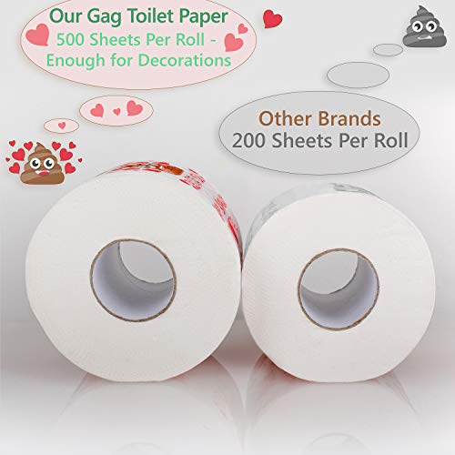 Husband Birthday Gifts By Aliza | Large Funny Gag Toilet Paper Roll – Excellent Gift For Wife Husband Boyfriend Girlfriend Friend Sister Brother Dad Mom -- The Perfect Decoration For Your Party #TOP5