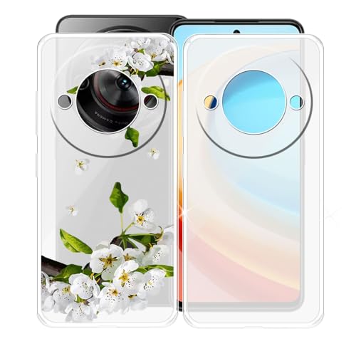 [2 Piezas] Funda para ZTE Voyage 61 (6.56'), Carcasa de Silicona Líquida Suave Antichoque Case Funda Protectora Ultrafina a Prueba de Gotas y Resistente a los arañazos - XT8