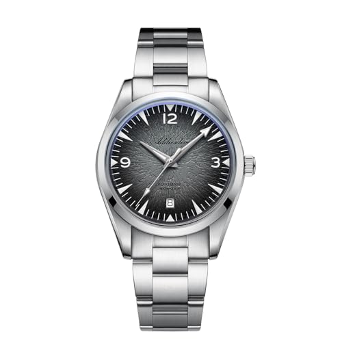 Image of ADDIESDIVE Mens Watch Automatic NH35 /8215 200M Luminous Easy to Read Dial Wrist Watch Minimalist Fashion Simple Watch Analog Date with Leather Strap and Bracelet