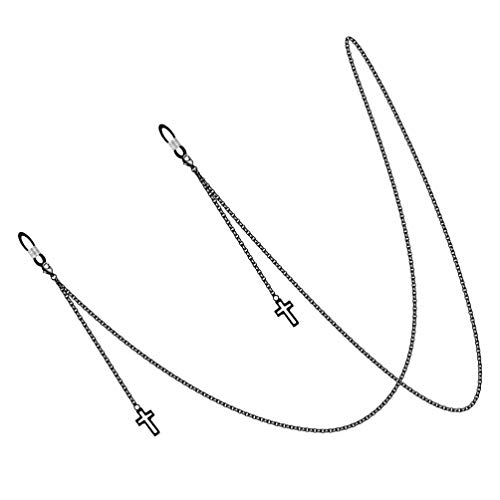 Generic Corrente de óculos com pingente antiperda, corrente de óculos retrô multiuso, correia para ó