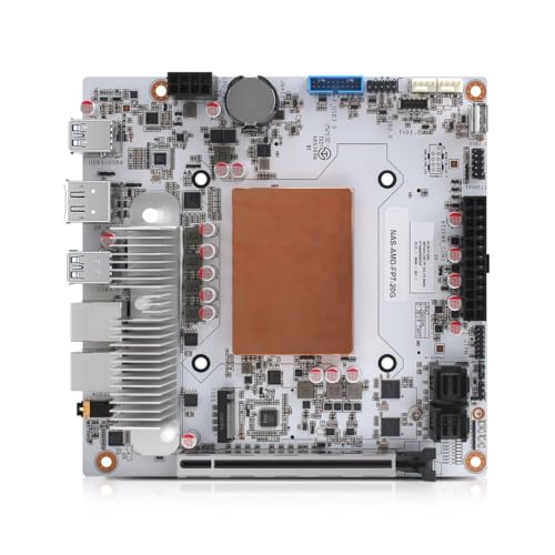 CWWK NAS Motherboard 8 Bay With 10GbE RJ45, N150 CPU Mini ITX PC Mainboard White M8, 2 X NVMe, Dual 2.5GbE LAN, M.2 WiFi, USB-C, 32GB RAM 1TB SSD, PCIe X1, TF - View #11